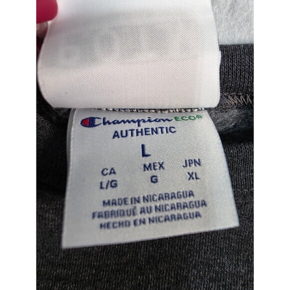 DePaul University Blue Demons Sweatshirt Champion Pullover Size Large P.O.T.M - Picture 8 of 9